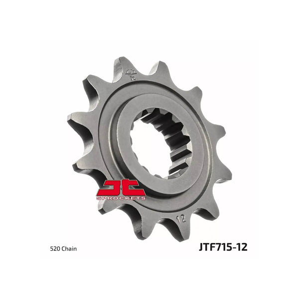 Pinhão JT 715 de Aço com 12 Dentes Gas Gas