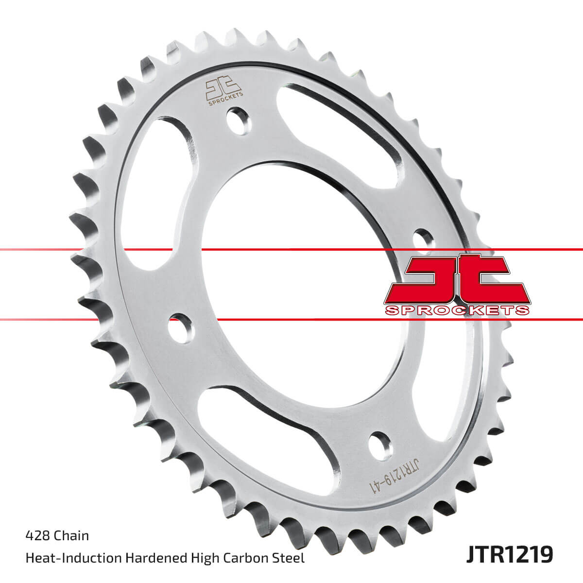 Cremalheira JT 1219 em aço Honda CBF 125 - 41 dentes