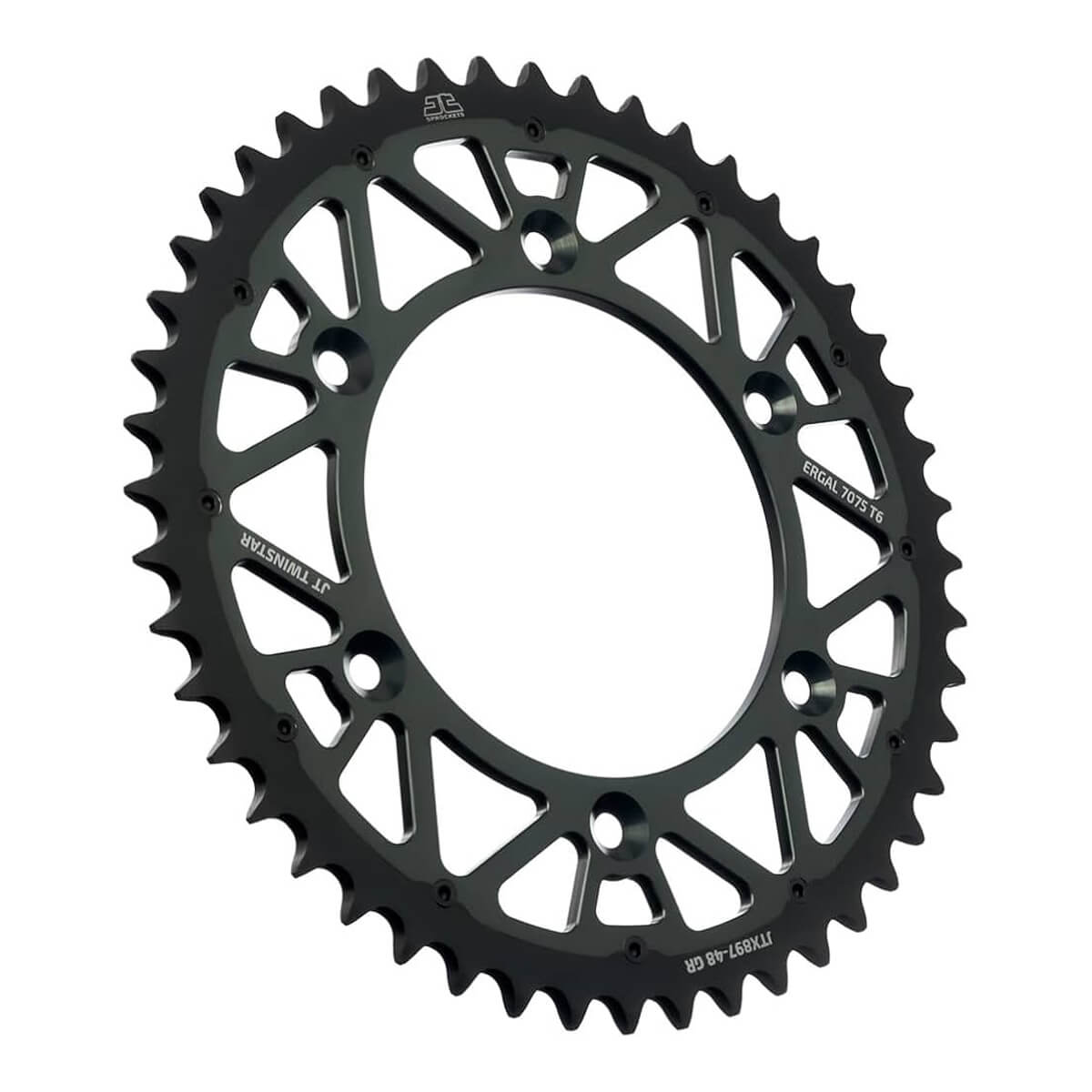 Cremalheira JT Duplo Composto Preta 50 dentes KTM