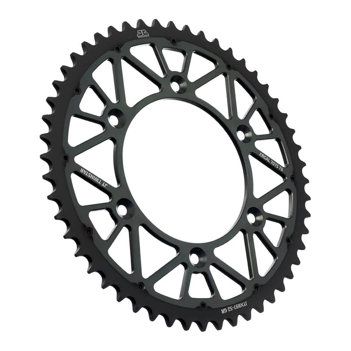 Cremalheira JT Duplo Composto Preta 52 dentes KTM