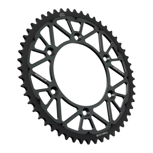 Cremalheira JT Duplo Composto Preta 52 dentes KTM