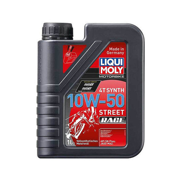 Óleo Liqui Moly 100% Sintético Street Race 10w50 4T (1L)