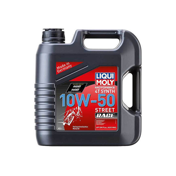 Óleo Liqui Moly 100% Sintético Street Race 10w50 4T (4L)