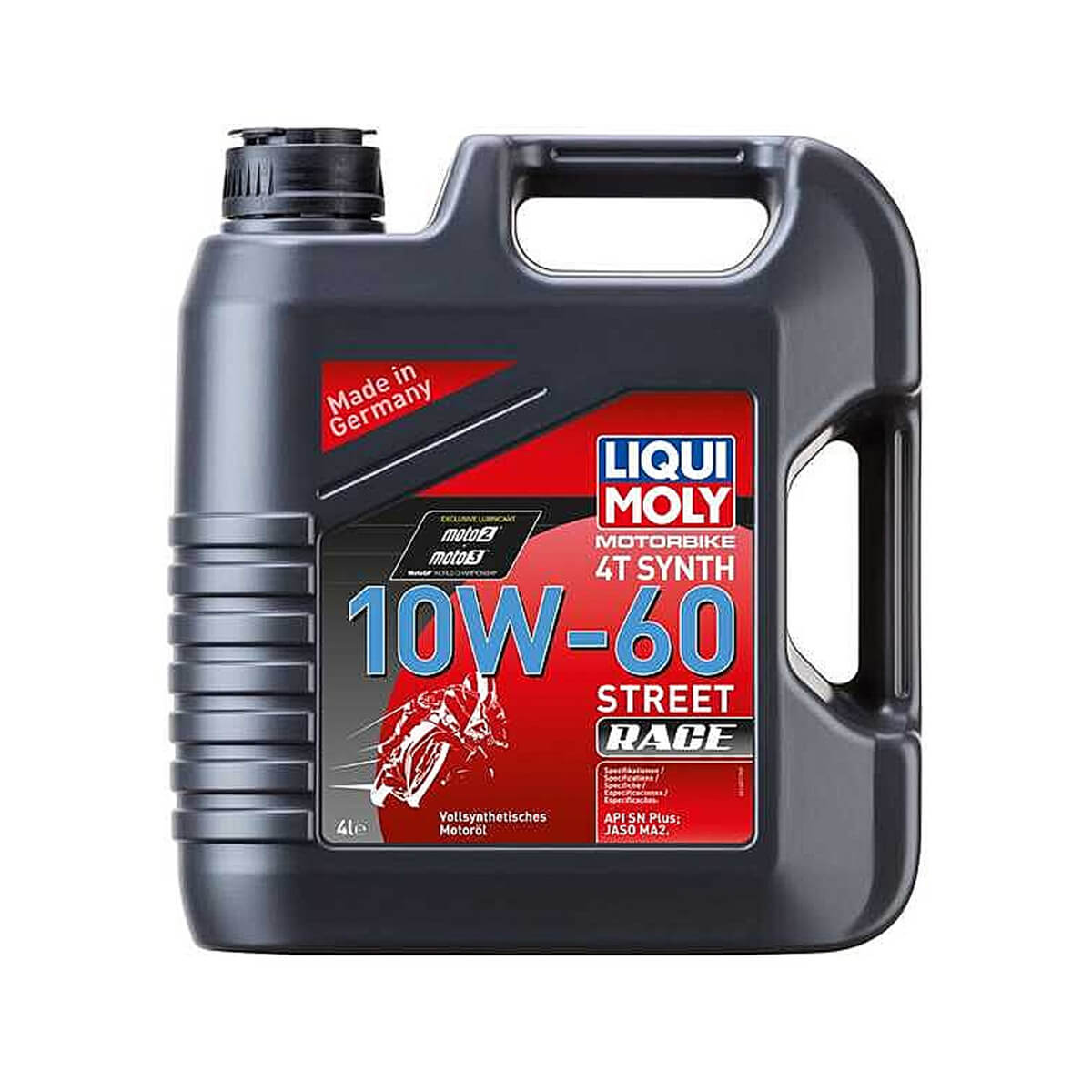 Liqui Moly 100% Synthetic Street Race 10w60 4T Oil (4L)