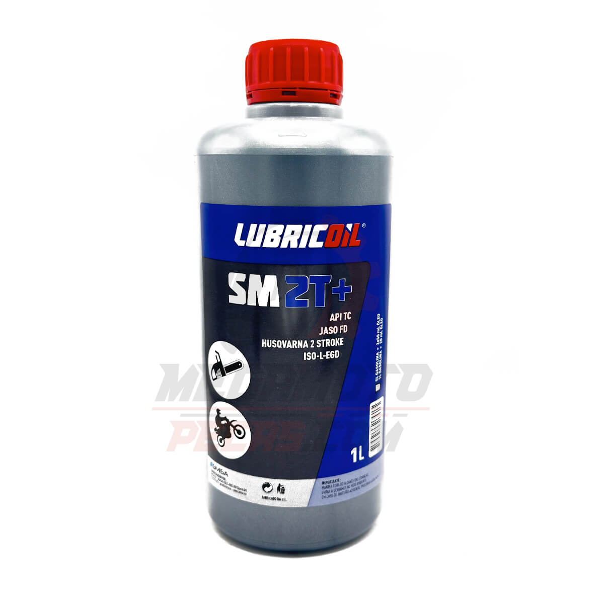 Óleo Mistura 2T SM + Azul 1L Lubricoil
