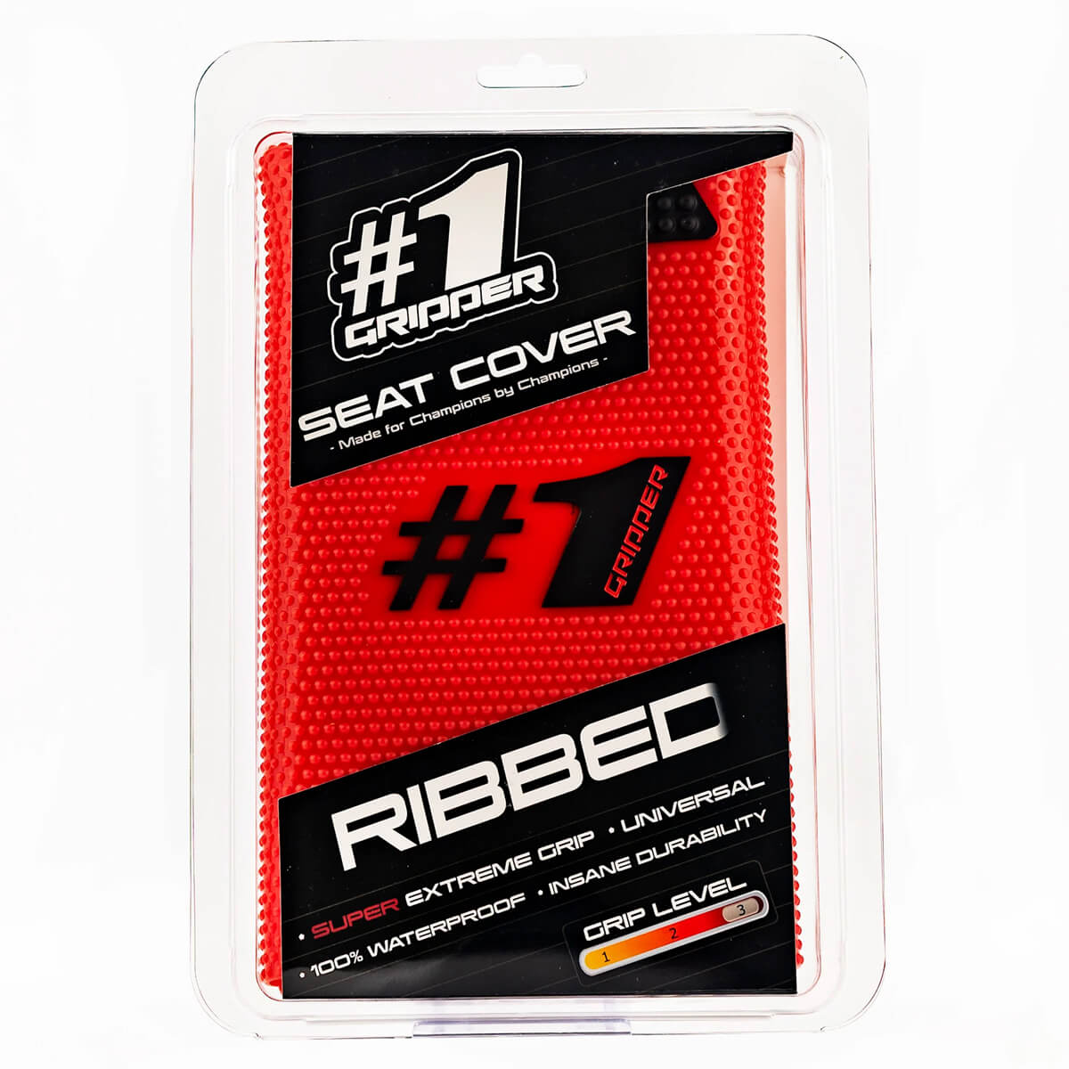 Capa de Banco ONEGRIPPER RIBBED - Vermelho/ Preto