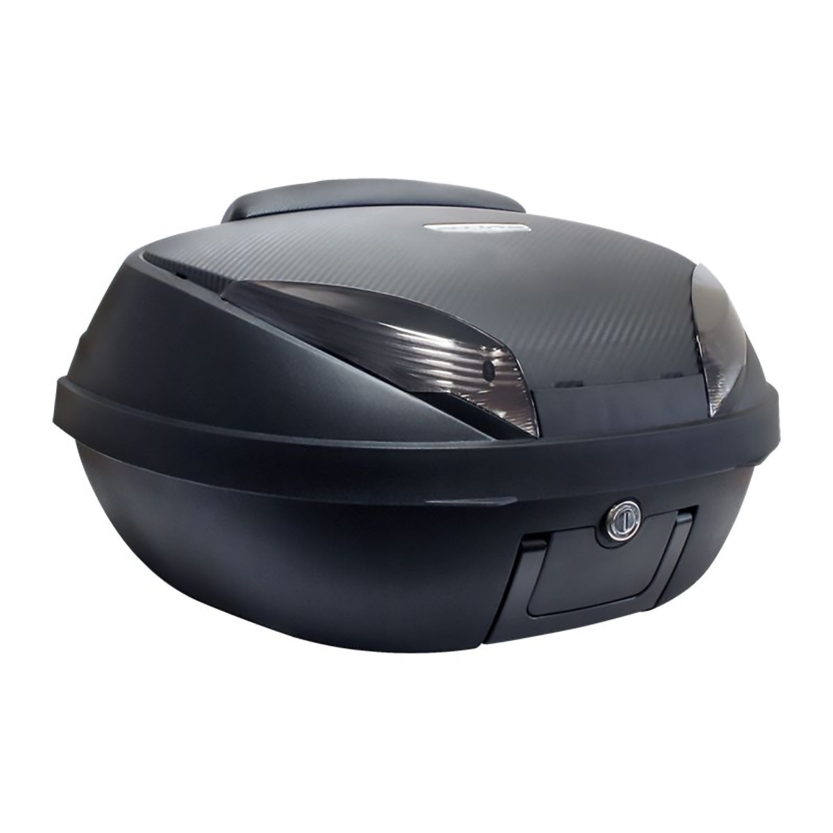 Top Case S-LINE 52L Carbon 2 Cascos (Con Respaldo y Base)