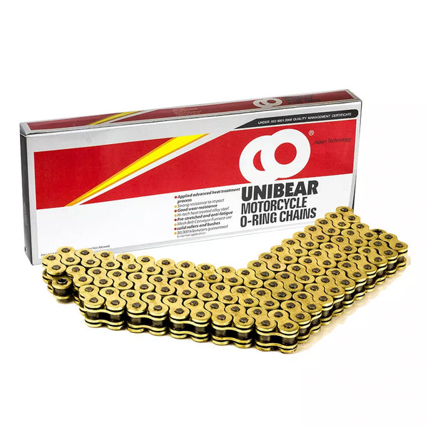 Corrente UNIBEAR 520 120L O-Ring Dourada Reforçada