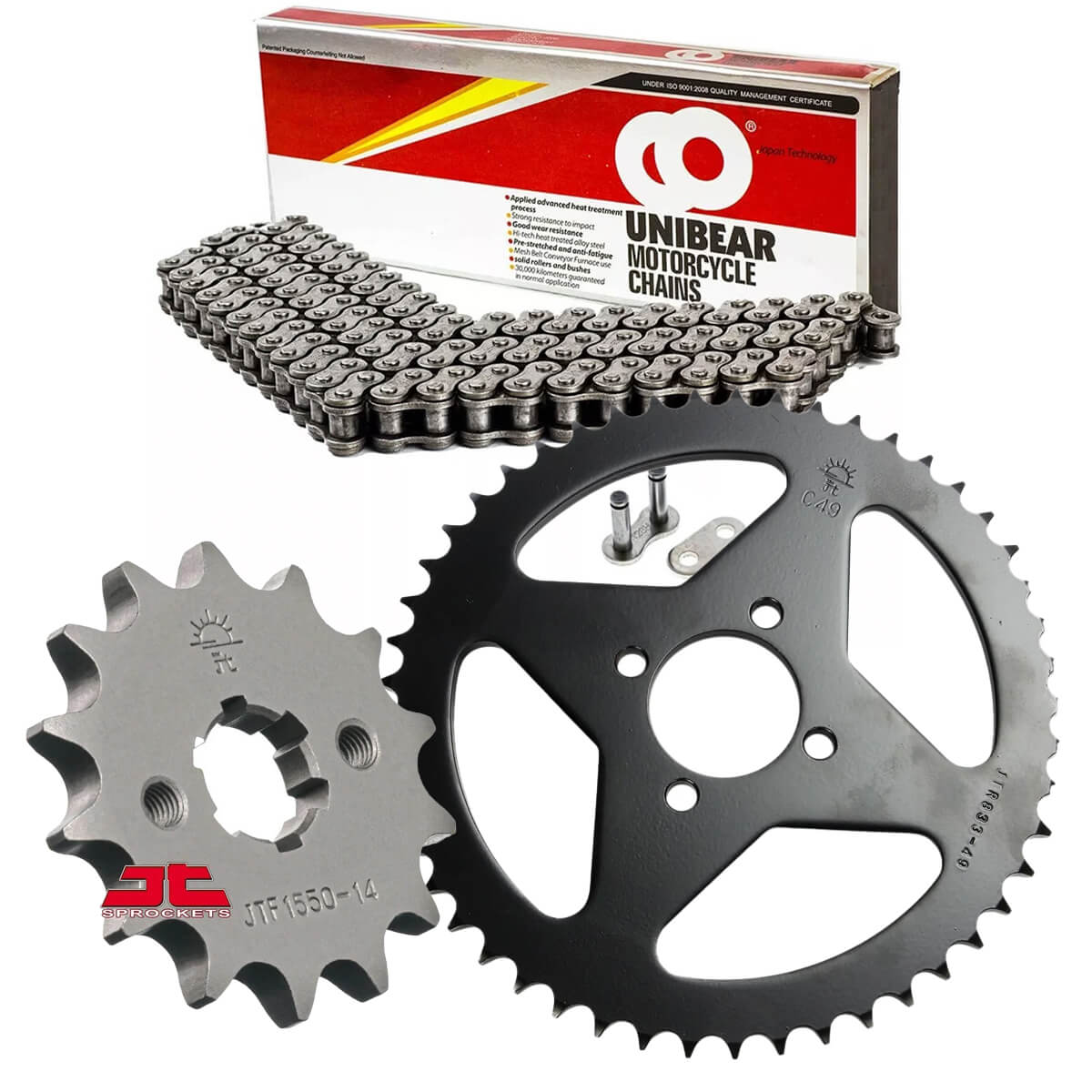 Kit Transmissão Yamaha DT 50 LCDE (14-49)