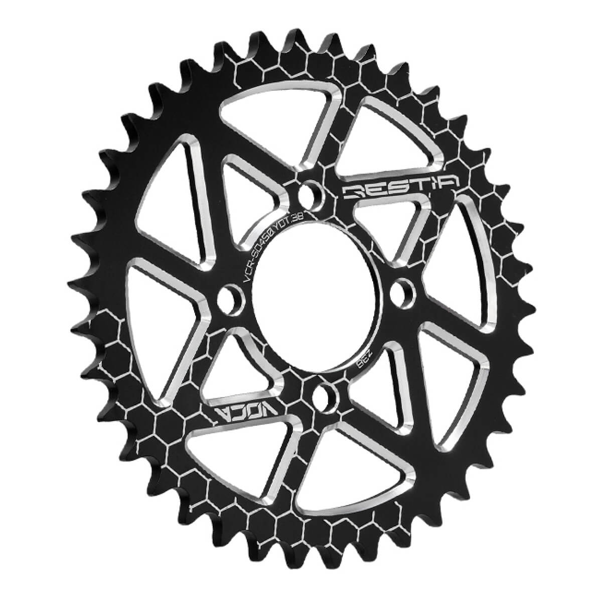 Cremalheira Yamaha DT 50 LC/ LCD 38 Dentes Preta VOCA