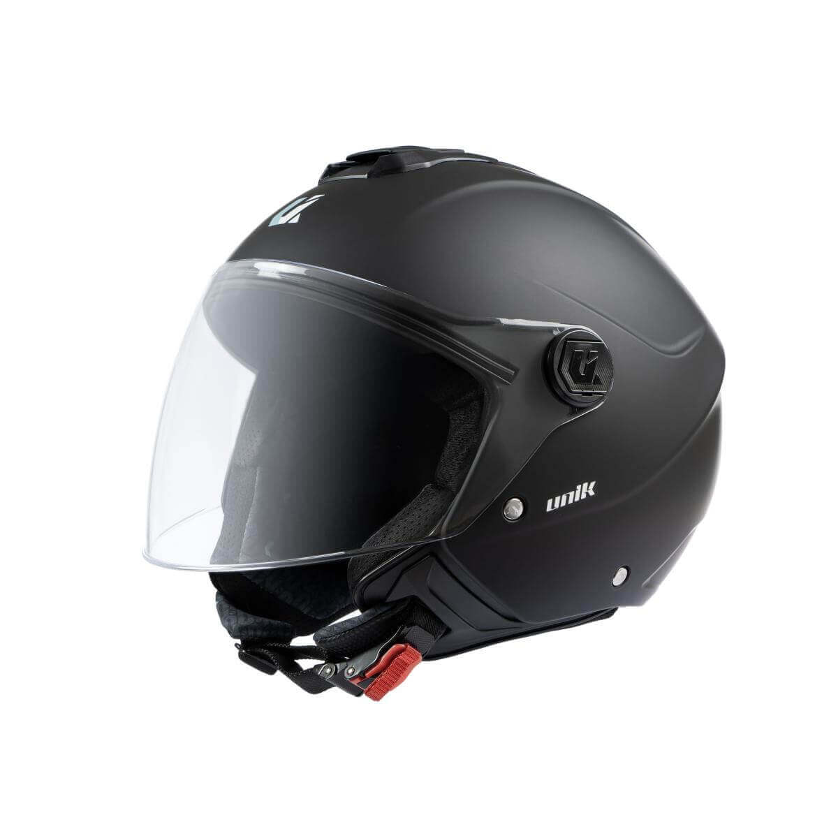 Capacete Jet UNIK VERTEX Preto Mate L