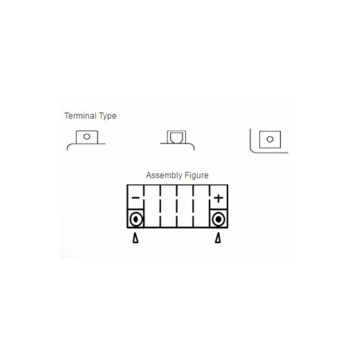 Bateria YUASA YTX5L-BS sem Manutenção com Ácido