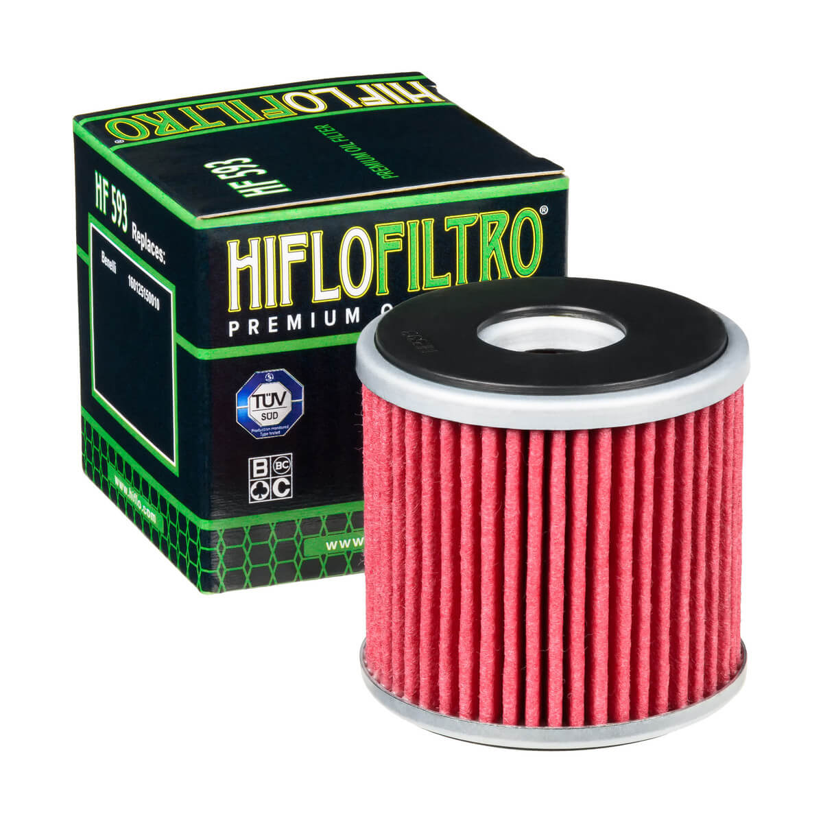 Filtro de Óleo HF593 Benelli TRK/ BN/ Leoncino Hiflofiltro