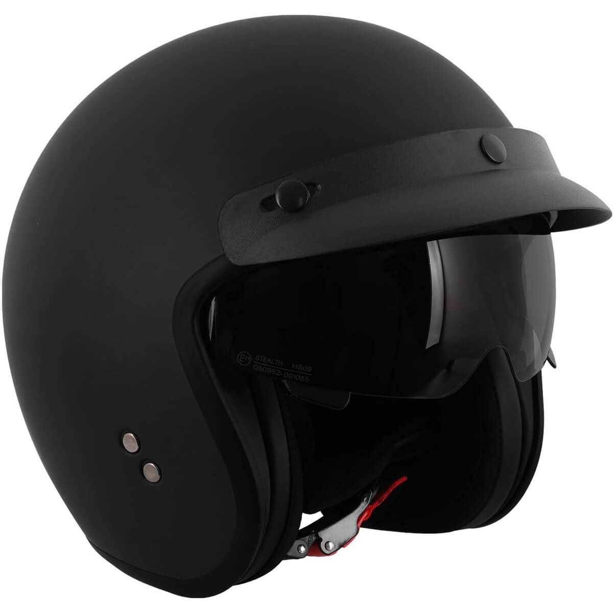 Capacete Jet Sunvisor Preto Mate L