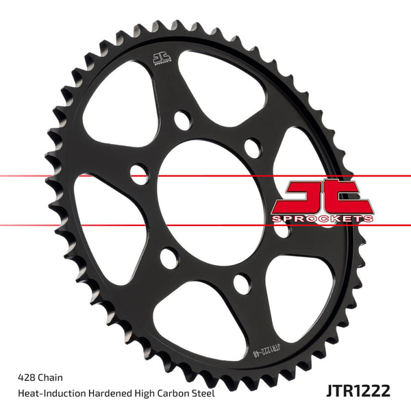 Cremalheira JT 1222 em aço com 47 dentes