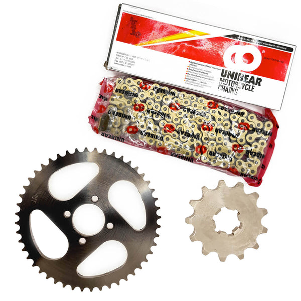 Kit Transmissão Yamaha DT 50 LC/ LCD Dourado