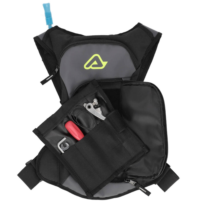 Mochila Hidratação Acerbis Acqua 2L Logo Amarelo