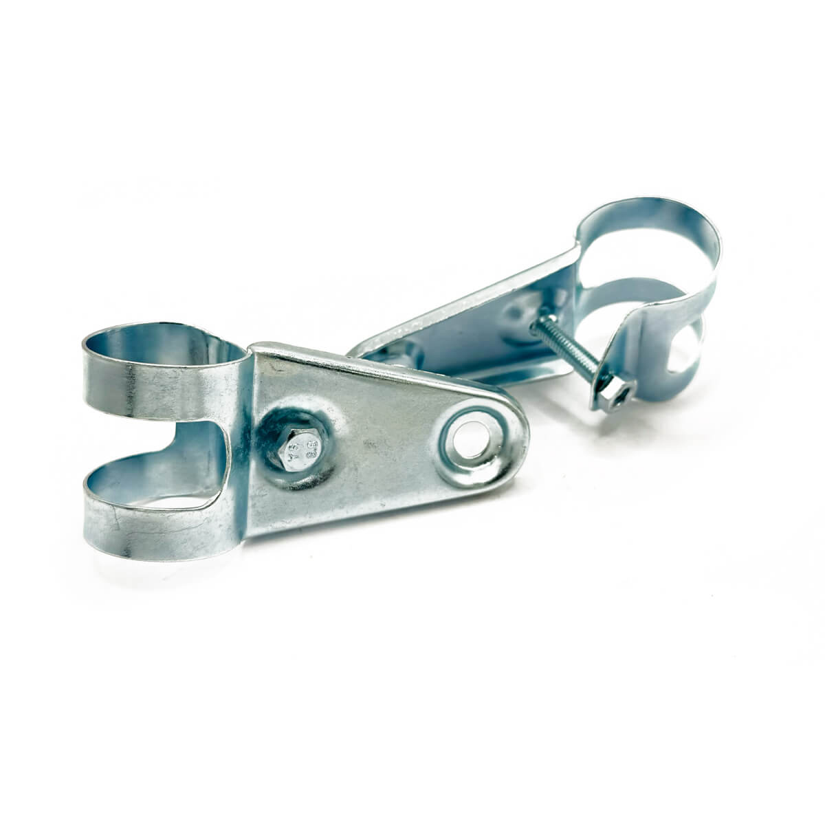 Abraçadeira/ Suporte de Farol Zincado Curto Universal (Par)