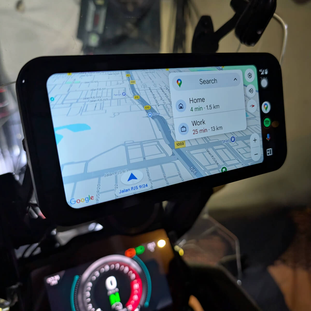 Wireless Carplay / Android Auto para Moto 6.25" Touch Screen