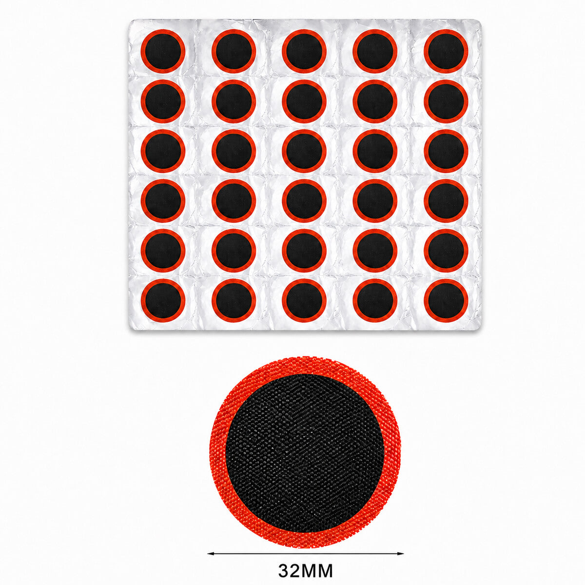 Kit Remendos Reparação Camara de Ar (30un) 32MM