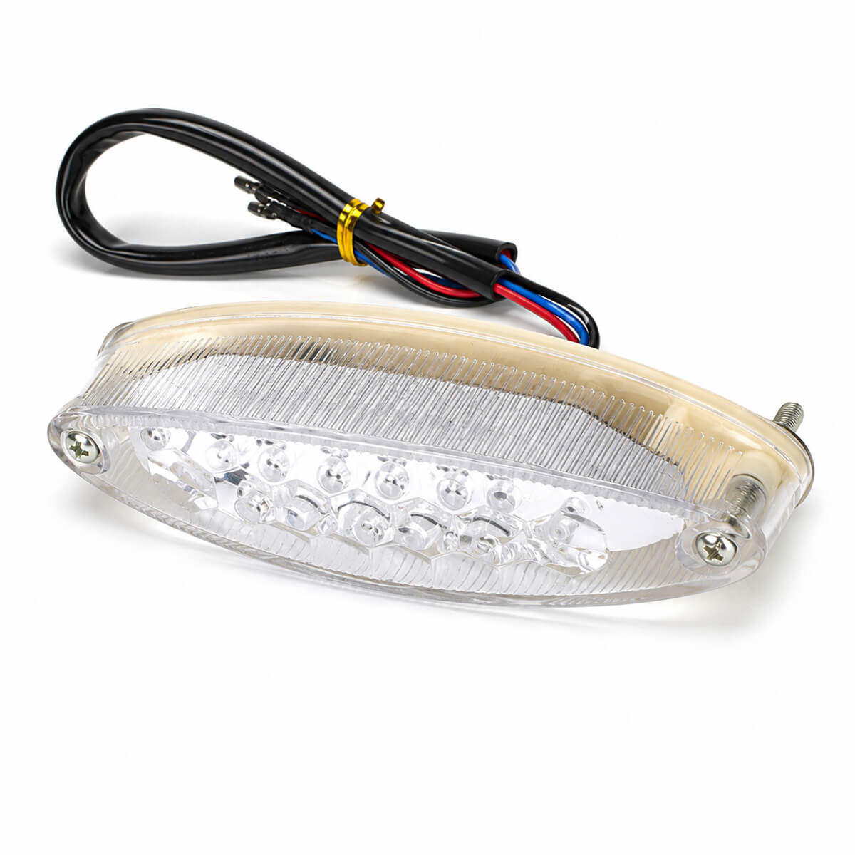 Farolim Oval Universal MAX LED C/ Luz Matrícula Transparente