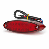 Farolim Oval Universal MAX LED C/ Luz Matrícula Vermelho