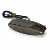 Farolim Oval Universal MAX LED C/ Luz Matrícula Preto