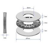 Rolamento de Encosto Embraiagem 6mm (Zundapp/ Famel/ Casal)