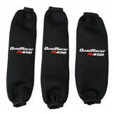 Fundas de amortiguador Suzuki LTR 450 negro (bordado)