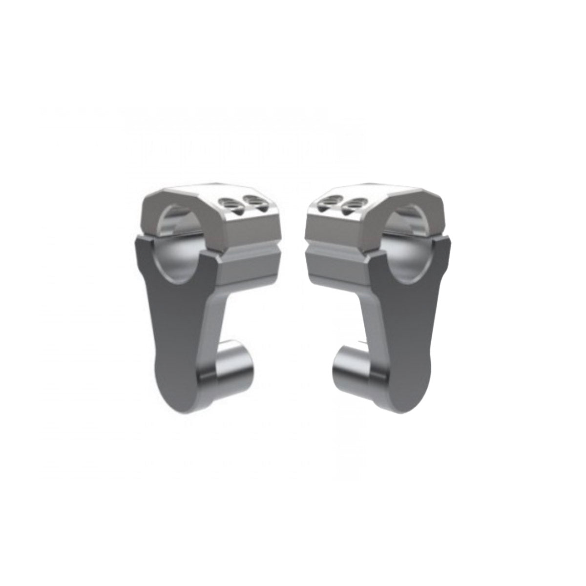 Elevadores de manillar 22 mm - 28 mm pulidos