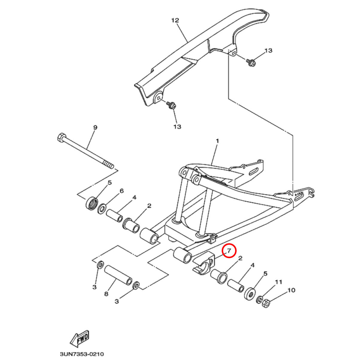 Proteção / Patim Escora DT 50 LC (17W221510000)