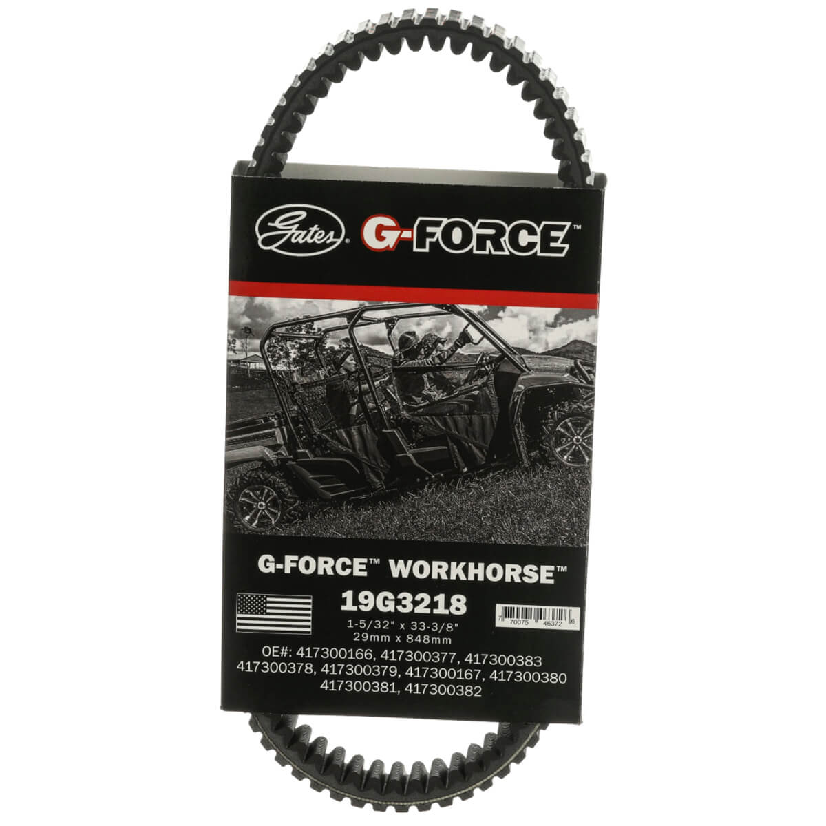 Correia GATES G-FORCE 19G3218 Kawasaki KVF/ KFX/ KRF