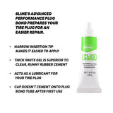 Kit Reparação Furos Pneus Tubeless SLIME - (8 Peças)