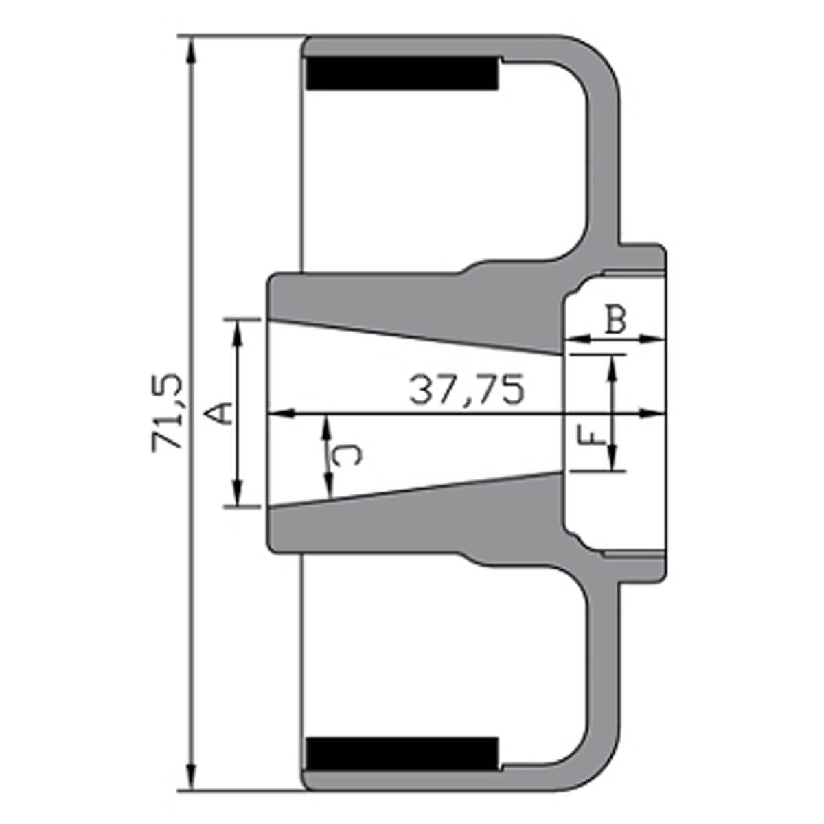 Volante Magnetico - 210R037 HPI