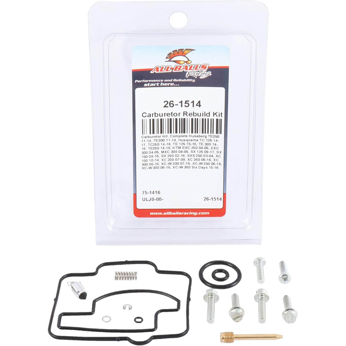 Kit Reparação Carburador Beta RR/ Sherco/ Husqvarna/ KTM