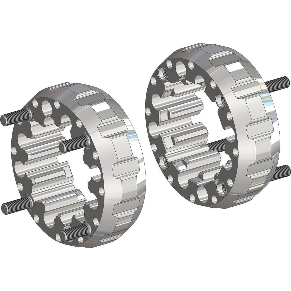 Alargadores de Roda Traseira Hard Racing 45MM QUAD/ ATV