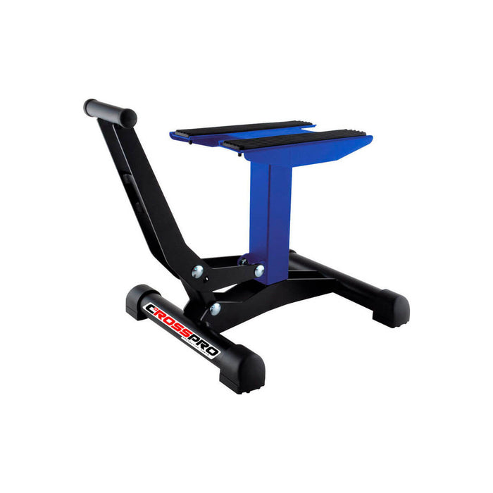 Caballete XTREME con Sistema de Elevación CROSSPRO Azul