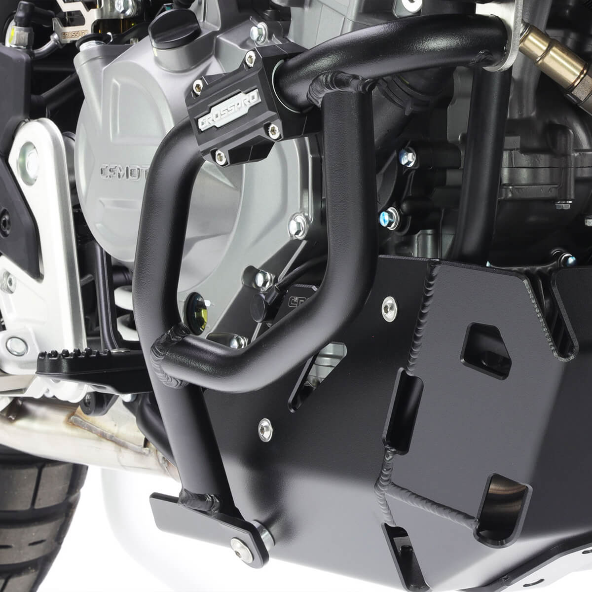 Crash Bars CF MOTO 450 MT Preto - Inferior CROSSPRO