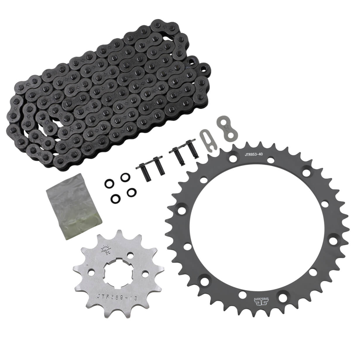 JT Reinforced Chain Kit Yamaha Warrior 350 (13/40)