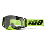 Óculos 100% ARMEGA Pretos/ Amarelo Fluo