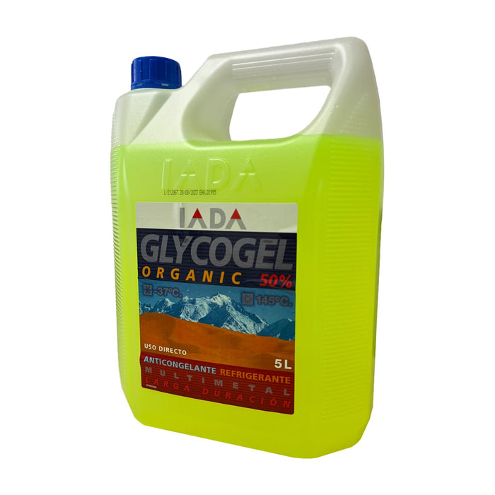 Anti Congelante Glycogel Organico 50% Amarelo IADA