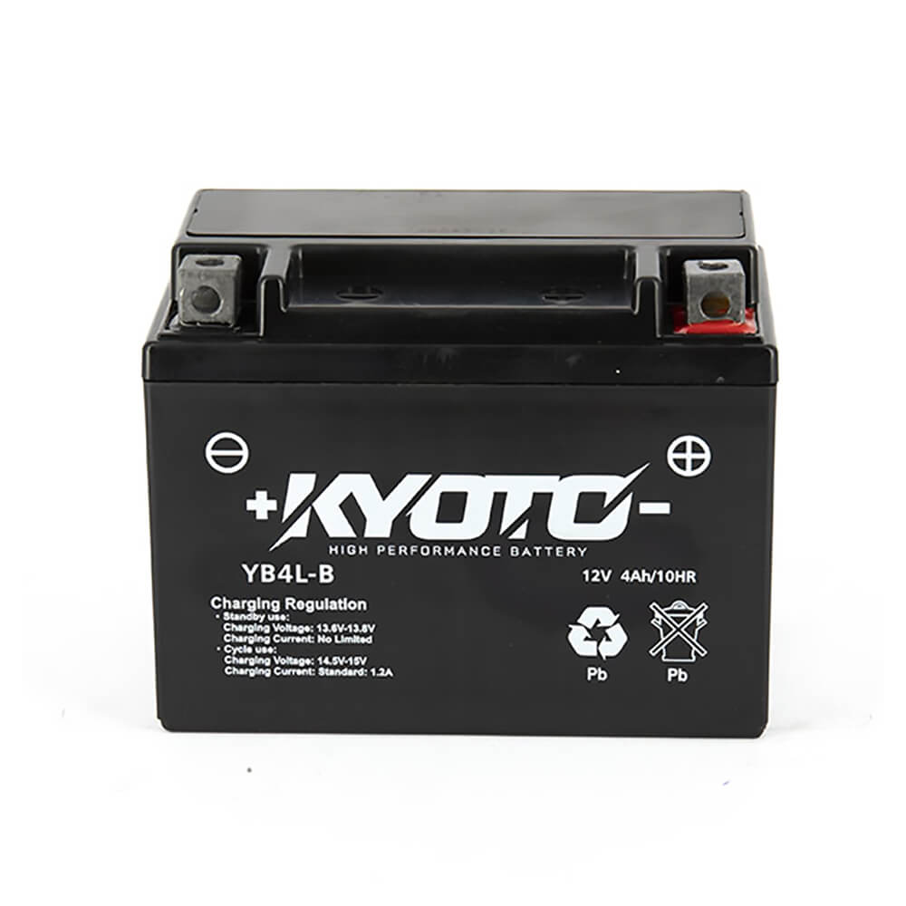Bateria KYOTO GB4L-B / YB4L-B (Carregada e Ativa)