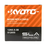 KYOTO 12n5.5-3b SLA Battery (Charged and Activated)