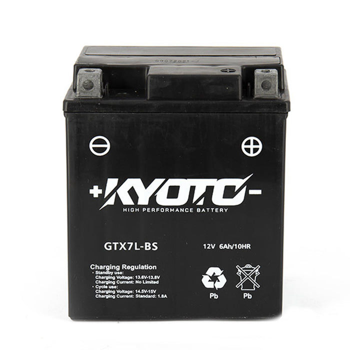 Bateria KYOTO CTX7L / YTX7L (Carregada e Ativa)