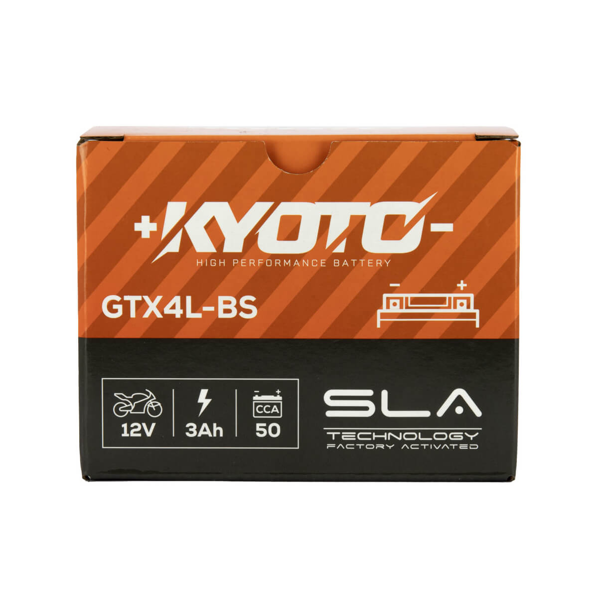 Bateria KYOTO GTX4L-BS / YTX4L-BS (Carregada e Ativa)