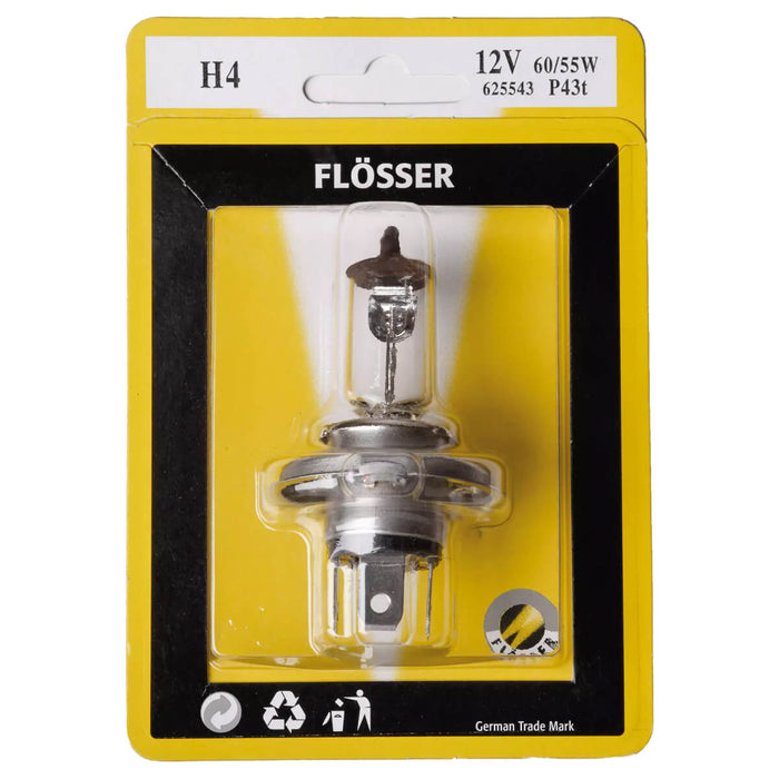 Lâmpada H4 12V 60/55 P43T FLOSSER