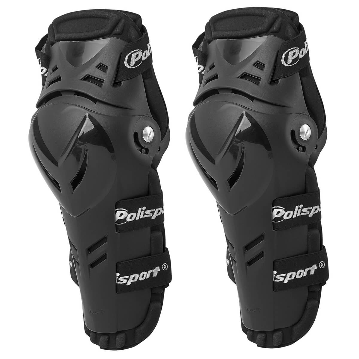 Joelheiras Articuladas DEVIL Pretas POLISPORT