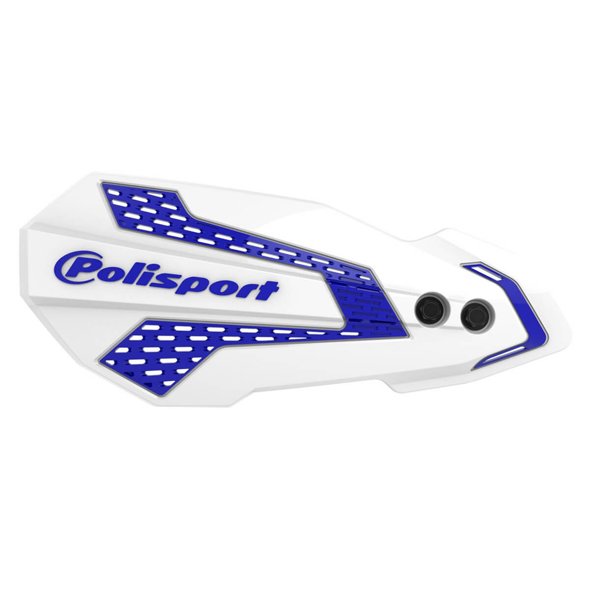 Handguards MX Flow White/ Blue POLISPORT