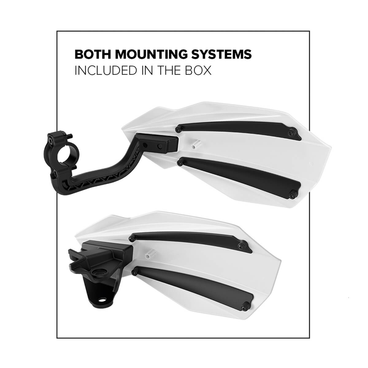 Handguards BULLIT White POLISPORT (Husq 17-21)