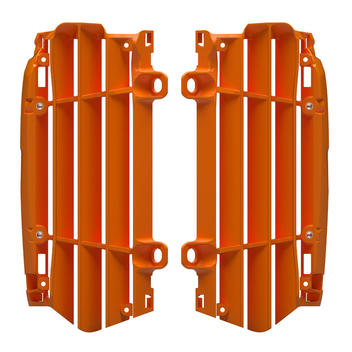 Grelhas de Radiador Pretas KTM/ Husq/ GasGas Laranja (23-26)